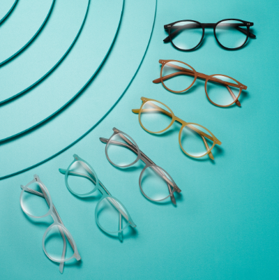 Zu sehen sind die Abele Optik Lucky Glasses Brillen-Kollektion.